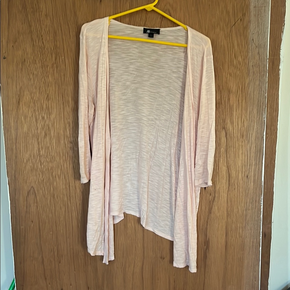 Apt. 9 Women's Light Pink Cardigan Sweater